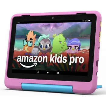 Amazon | Fire HD 8 Kids Pro (2024) | rosa | 1280 x 800 píxeis | 32 GB | Wi-Fi | 802.11ac | Versão Bluetooth 5.2