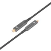Cabo de vídeo híbrido USB-C TB AKTBXIACCOP500B 4K, 5 m de comprimento