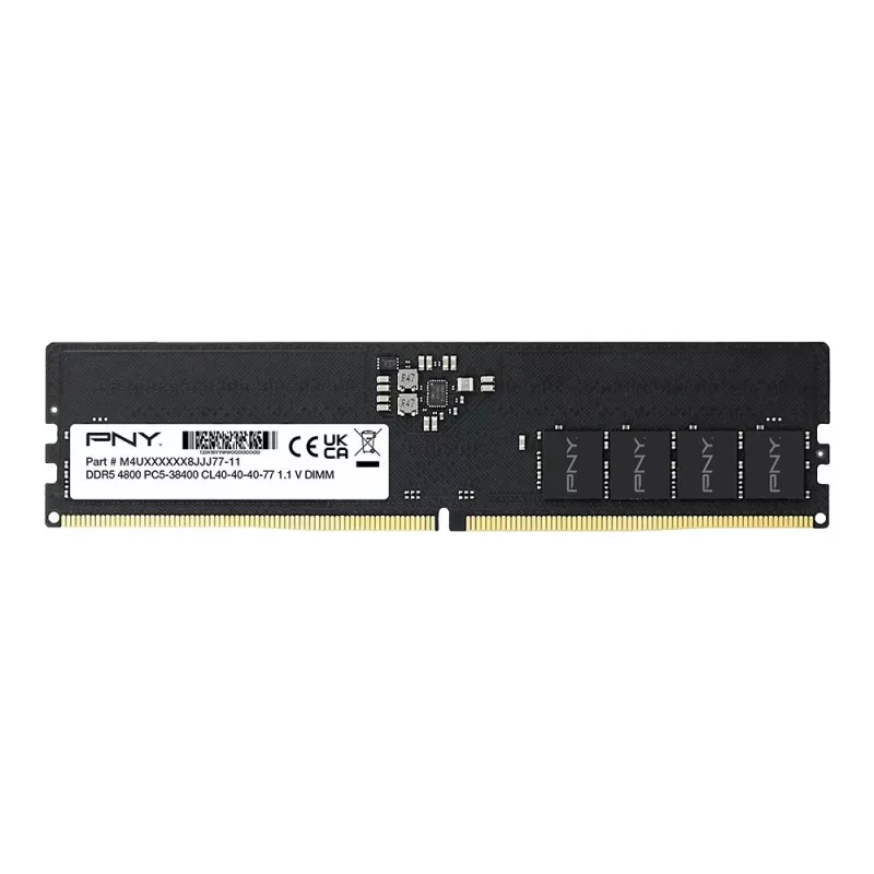 Memória PNY DDR5 16GB 4800MHz DIMM MD16GSD54800-SB