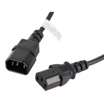 Cabo de alimentação Lanberg CA-C13E-10CC-0018-BK preto 1,8 m