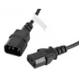 Cabo de alimentação Lanberg CA-C13E-10CC-0018-BK preto 1,8 m
