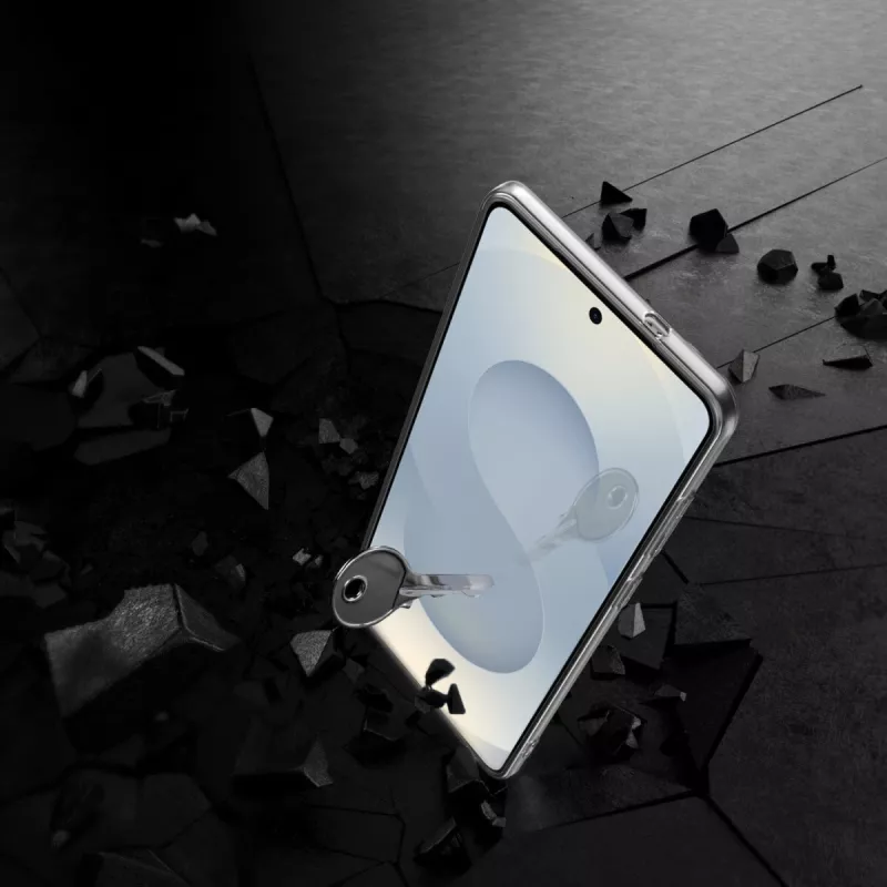 Conjunto de proteção 4smarts para Samsung Galaxy S25 Edge – proteção total 360°, película de proteção de ecrã e capa