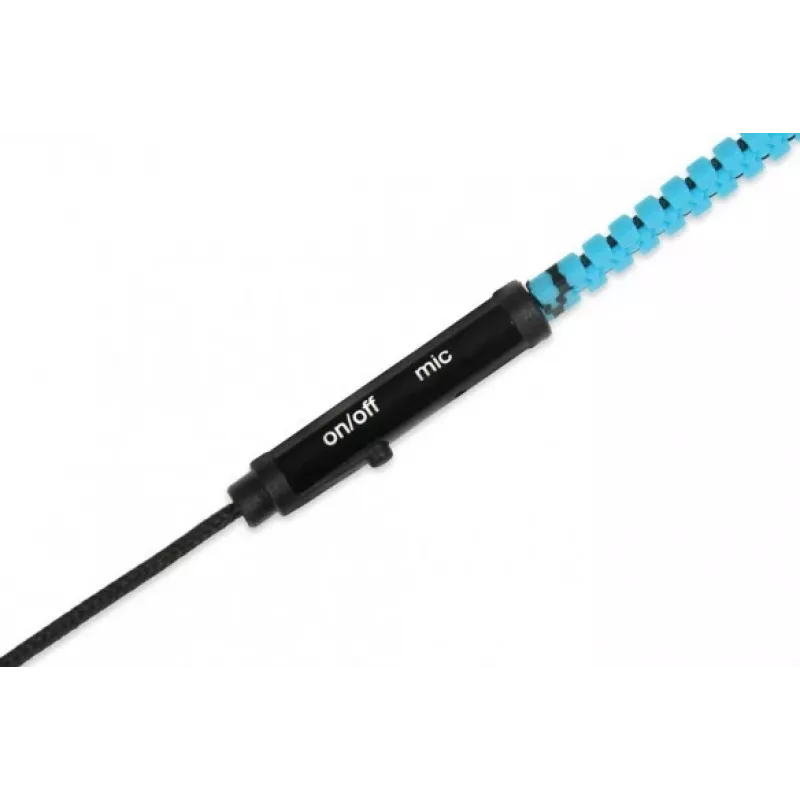 Auscultadores in-ear com design de fecho e microfone