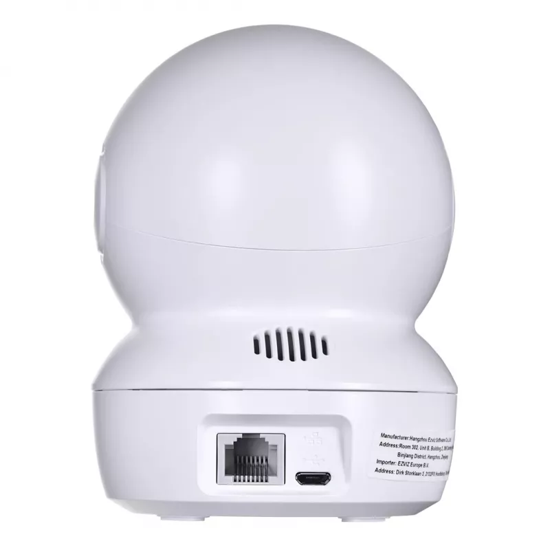 EZVIZ H6c Câmara de vigilância IP 1920 x 1080, interior, tipo esfera, Wi‑Fi & Ethernet, objetiva de 4 mm, rotação de 360°, microSD até 256 GB