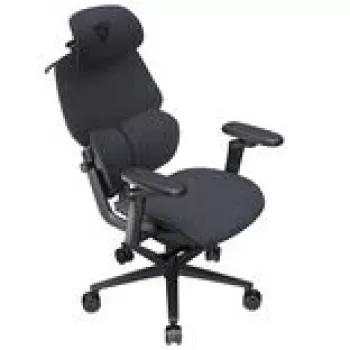 Cadeira gaming thunder x3 FLEX Pro Fabric cinzenta — cadeira giratória ergonómica, braços ajustáveis e inclinação