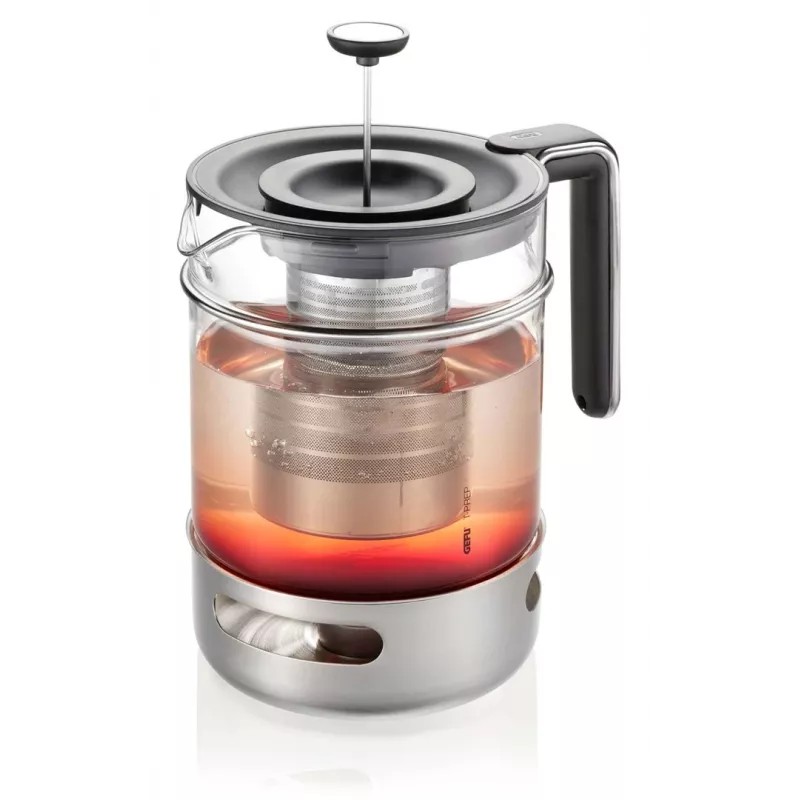 Bule de chá com aquecedor GEFU T-PREP 1,5 l
