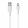 Cabo de nylon branco AUKEY CB-NAC1 USB-C para USB-A