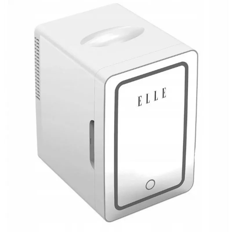 Mini-frigorífico com espelho de maquilhagem LED Elle ESDAFX04WHEU 4 L branco