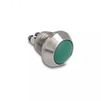 Botão de pressão DELOCK 22034 12 mm, 2× terminal de parafuso, verde