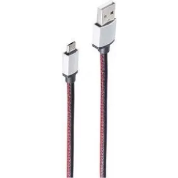 Cabo USB ShiverPeaks BS14-50096 0,9 m USB A Micro-USB B vermelho
