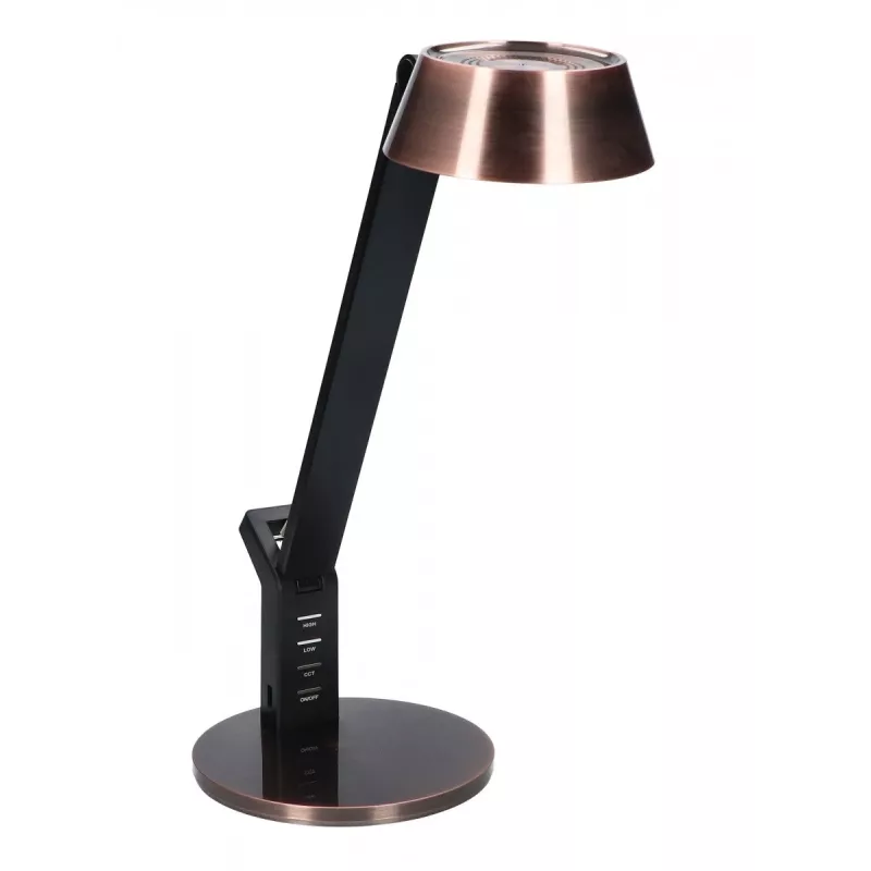 Candeeiro de secretária LED MAXCOM ML 4400 — 4400 lúmenes, acabamento em cobre