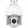 Câmara de vigilância PoE Foscam SD8EP branca 8MP (3840x2160), Power over Ethernet, função de rotação e inclinação, zoom ótico 4x