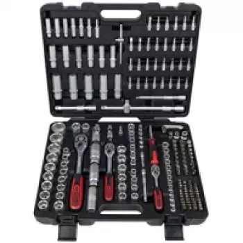 Conjunto de chaves de caixa KS Tools 1/4 + 3/8 + 1/2 195 peças 917.0795