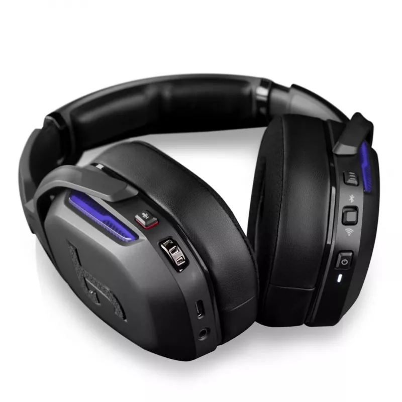 Headset Teufel CAGE PRO sem fios com arco de cabeça Gaming USB Type-C Bluetooth preto