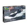 Maquete de navio em plástico REVELL U.S.S. Nautilus escala 1:305, kit 05184