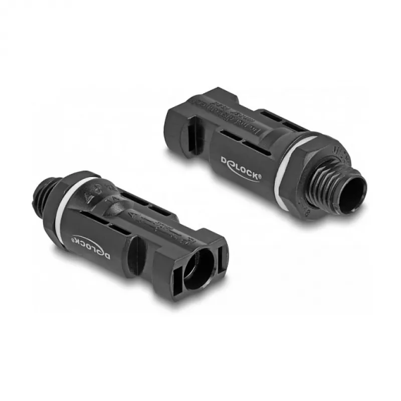 Conector para módulo solar DeLOCK DL4 macho fêmea preto 2 unid.