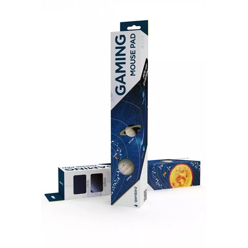 Tapete de rato gaming Gembird MP-SOLARSYSTEM-XL-01 extra grande\Kosmos\ 350 x 900