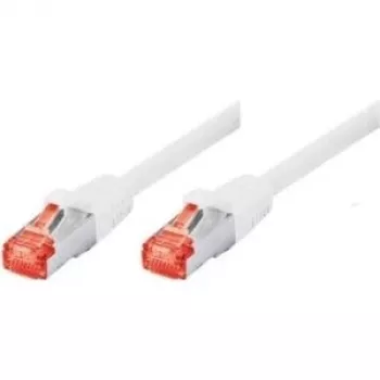 Tecline exertis Connect - Cabo de rede - RJ-45 (M) para RJ-45 (M) - 1 m - Cabo SSTP - CAT 6 - isento de halogéneos - Branco (71501W)