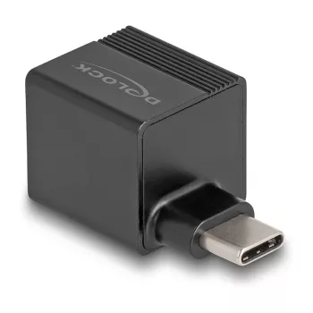 Adaptador USB Type-C para Gigabit LAN mini DeLOCK preto
