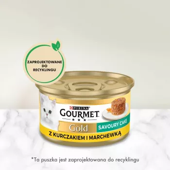 GOURMET GOLD - patê saboroso com frango e cenoura 85g