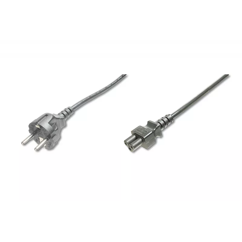 Cabo de alimentação Assmann. Schuko - C5 M/F. 1,2 m. H05VV-F3G 0,75 mm². azul (AK-440115-012-S)