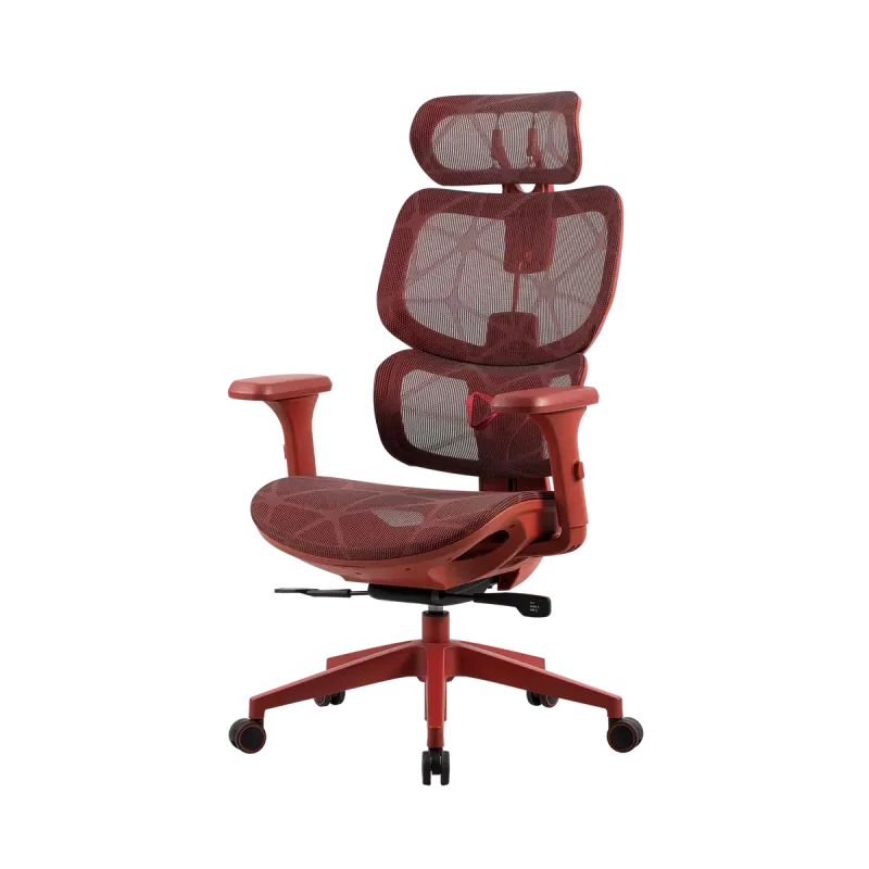 Cadeira de escritório gaming Onex | Ventra Premium malha | vermelho