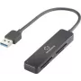 Leitor de cartões USB para smartphone/tablet RF-PCR-220 preto (RF-5151022)