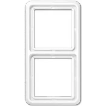 Jung Moldura 2 tomadas branco horizontal/vertical CD 582 WU W (CD582WUW)