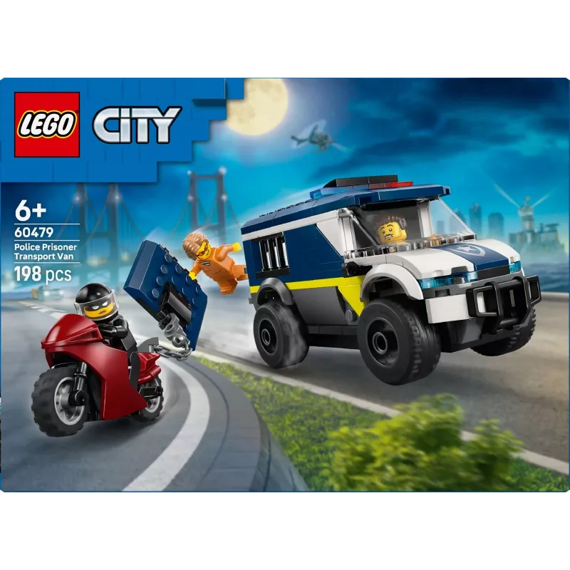 LEGO CITY 60479 Transportador de Prisioneiros da Polícia