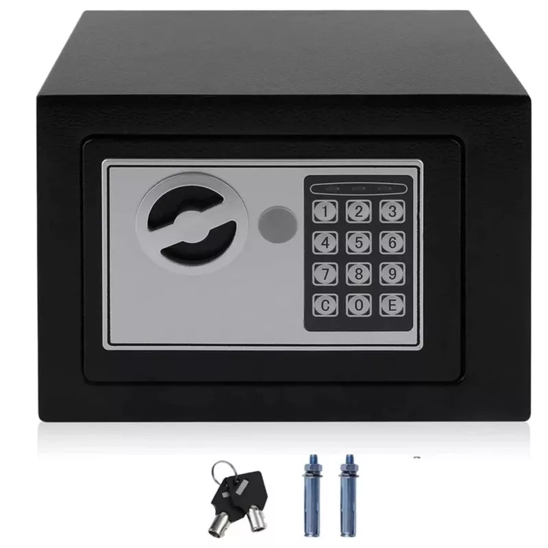 Cofre eletrónico Extralink Home S-406 com código digital e chaves