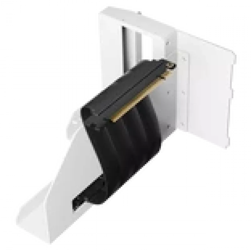 Conjunto de montagem vertical para GPU APNX GAZU-1045 Branco — suporte vertical para GPU para caixas de PC, acabamento branco