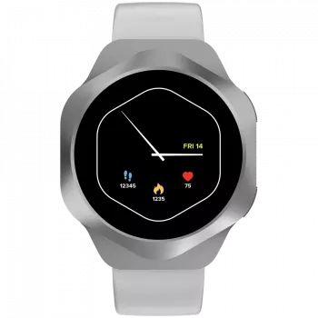 Smartwatch CANYON Hexagon 88 BT-CALL prateado