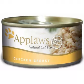 Comida húmida para gatos Applaws Peito de Frango 156 g – adulto, 16% proteína, 80% humidade, lata