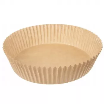Papéis redondos para fritadeira 16 cm, pack de 50 — papel absorvente de óleo descartável compatível com fritadeira