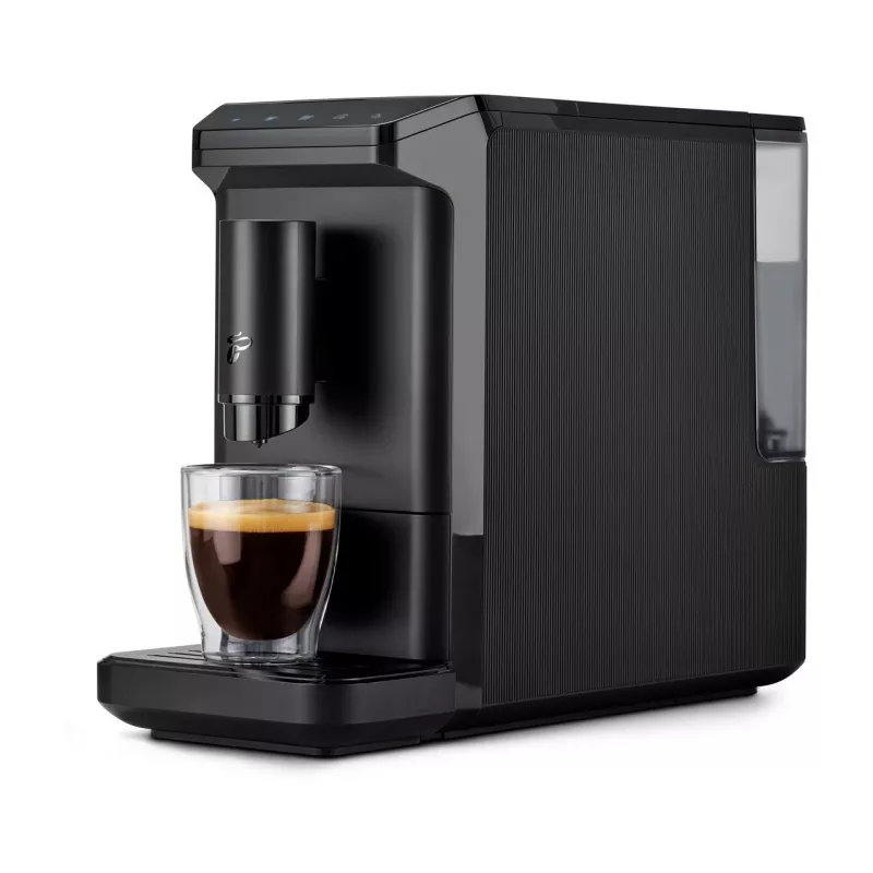 Máquina de café expresso Tchibo Esperto Mini preta – máquina de café expresso compacta para casa