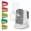 Cortador de legumes Adler AD 4815, 150 W, 5 discos, caixa em ABS, branco/cinzento