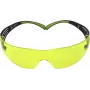 Óculos de segurança 3M SecureFit 400 — armação preta, lentes verde fumado, proteção UV, antiembaciamento
