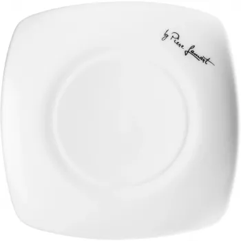 Serviço de mesa LAMART LT9002 — 6 peças pratos de porcelana: 2×25 cm, 2×20 cm, 2×17 cm, branco