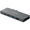Leitor de cartões SD Canyon DS-5 USB 2.0 Type-C cinzento 60 Hz