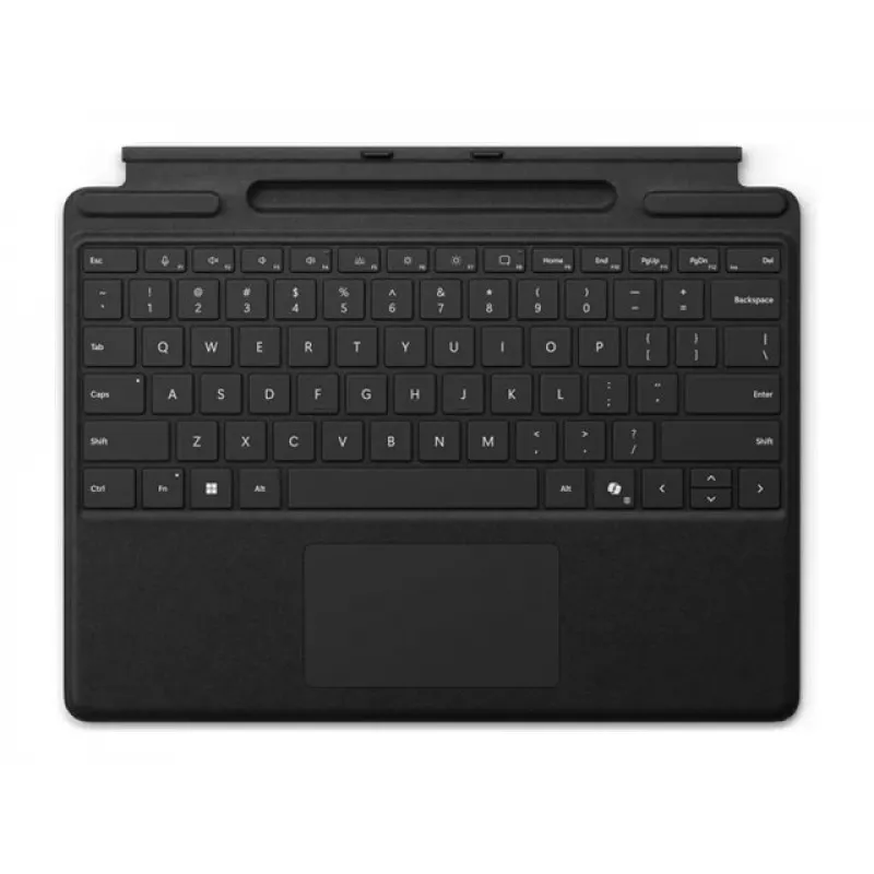 Microsoft Surface Pro teclado com armazenamento para Slim Pen, preto, inglês (8XB-00161)