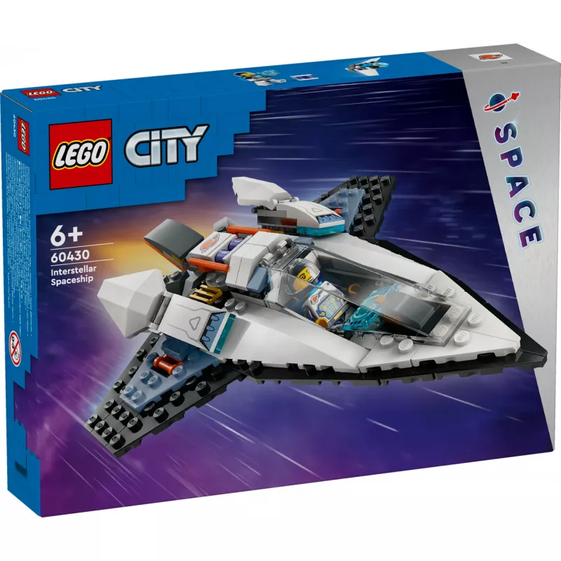 LEGO City 60430 Nave espacial interestelar, conjunto de construção, 240 peças, 1 minifigura, a partir dos 6 anos