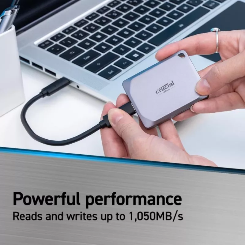 Crucial X9 Pro 4TB SSD portátil externa USB 3.2 Gen2 Type-C