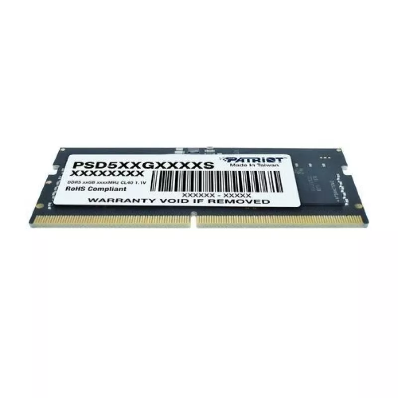 Memória para desktop/servidor PATRIOT DDR5 8 GB 5600 MT/s 288-Pin UDIMM 1,1 V On-Die ECC