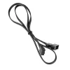 Cabo 4-Pin para 4-Pin 0,6 m preto, No name ZUAD-772
