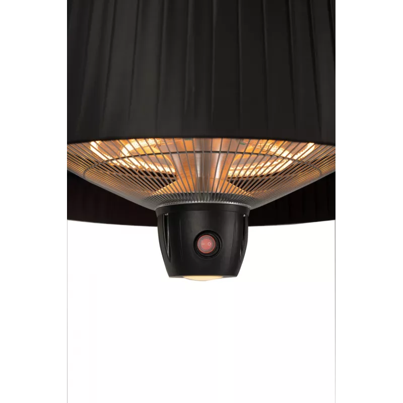 Aquecedor infravermelho SUNRED ARTIX C-HB, 1500 W, preto, IP24 para exterior