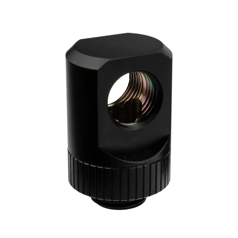 EK Water Blocks EK-Torque adaptador divisor em T G1/4 macho para 2x G1/4 fêmea, rotativo, preto