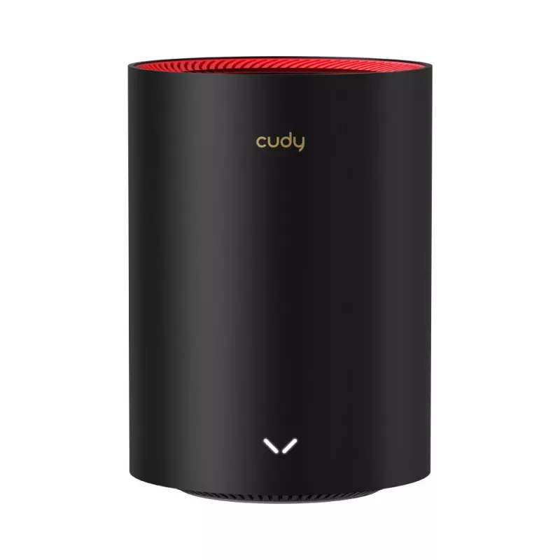 Sistema Mesh Cudy M3000 pack de 2 Dual-Band Wi-Fi 6 2402 Mbit/s preto vermelho