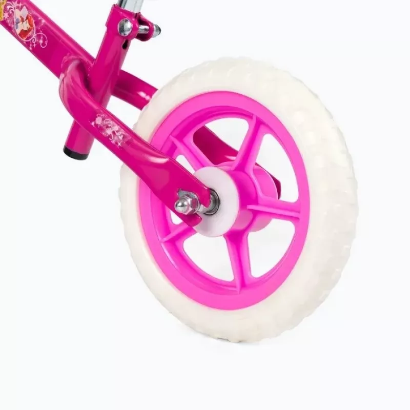 Bicicleta de equilíbrio HUFFY Princess 10 inch para crianças, sem pedais, quadro leve, pneus de espuma