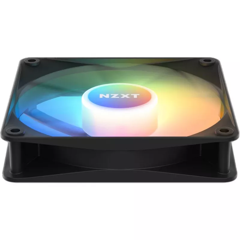 NZXT F120 RGB Core ventoinha de caixa de 120 mm, PWM de 4 pinos, preta