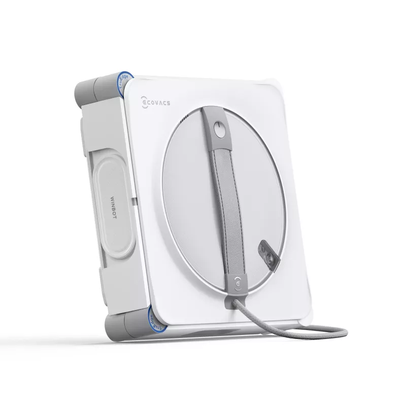 Robô de limpeza de janelas Ecovacs WINBOT W2S com fios 8000 Pa — limpa-vidros automático para janelas planas